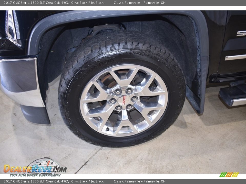 2017 GMC Sierra 1500 SLT Crew Cab 4WD Onyx Black / Jet Black Photo #5
