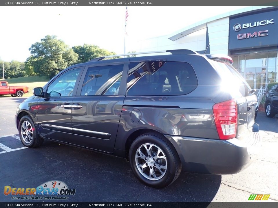 2014 Kia Sedona EX Platinum Gray / Gray Photo #12