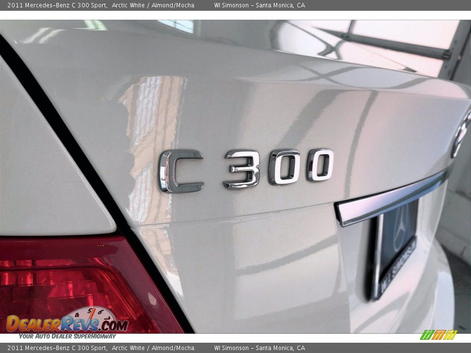 2011 Mercedes-Benz C 300 Sport Arctic White / Almond/Mocha Photo #26