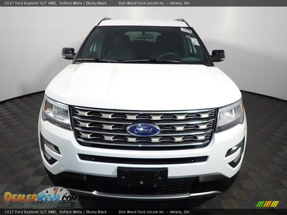 2017 Ford Explorer XLT 4WD Oxford White / Ebony Black Photo #4