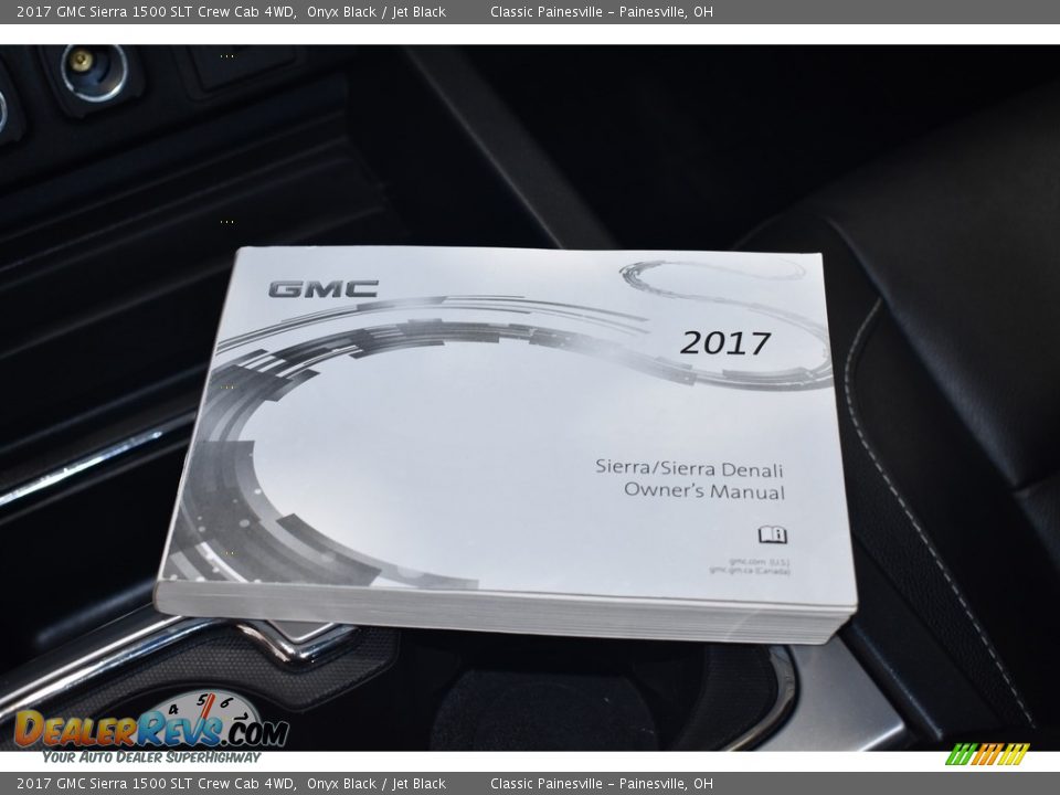 2017 GMC Sierra 1500 SLT Crew Cab 4WD Onyx Black / Jet Black Photo #16