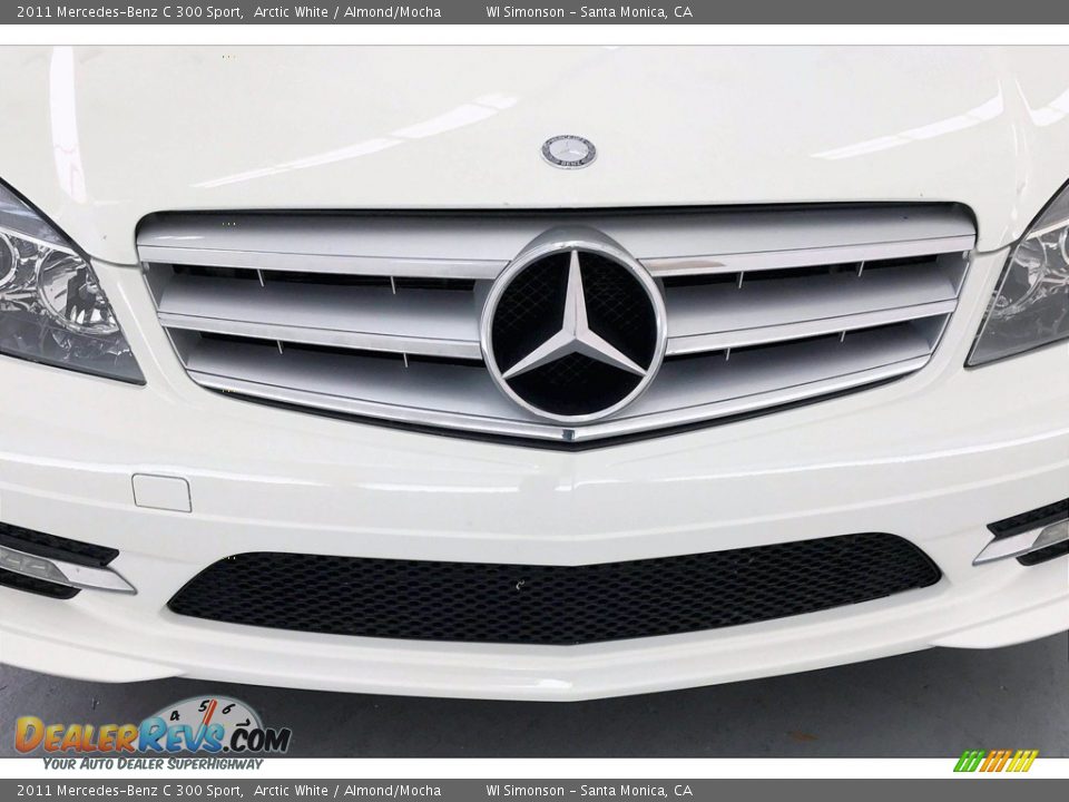 2011 Mercedes-Benz C 300 Sport Arctic White / Almond/Mocha Photo #32