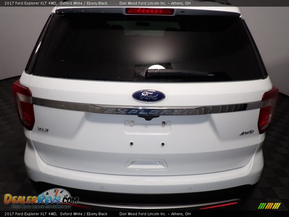 2017 Ford Explorer XLT 4WD Oxford White / Ebony Black Photo #11