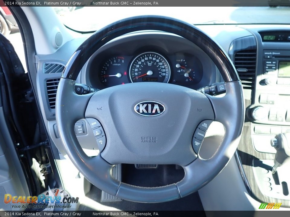 2014 Kia Sedona EX Steering Wheel Photo #25