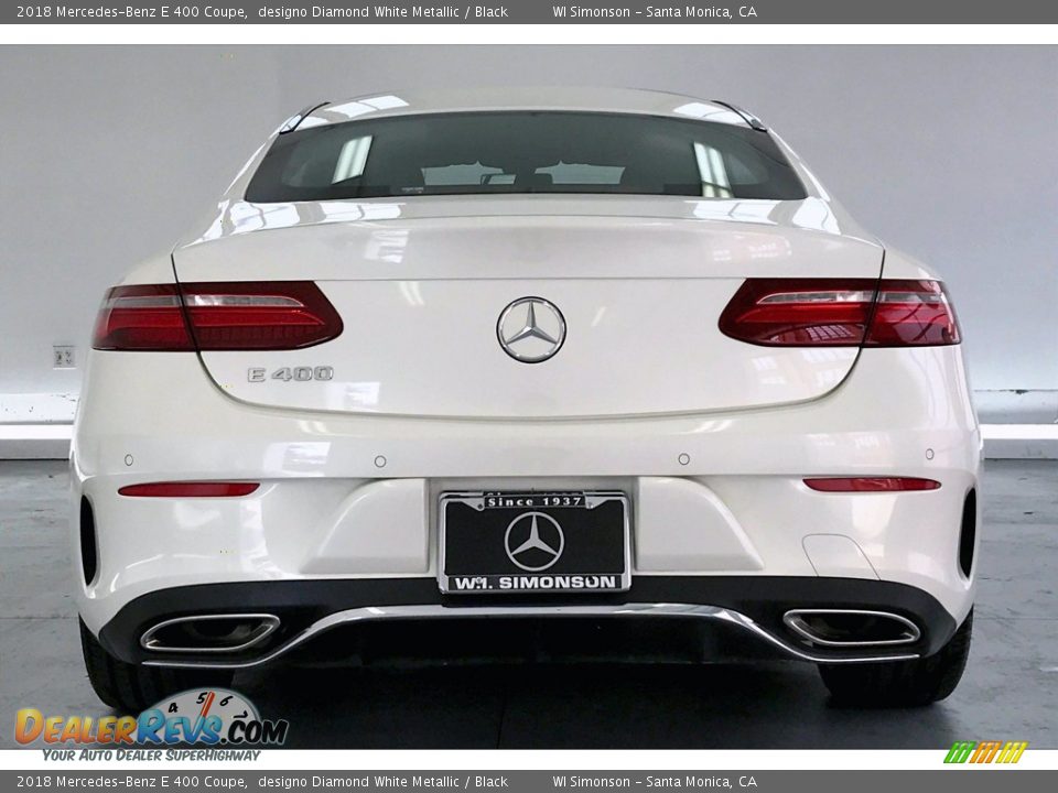 2018 Mercedes-Benz E 400 Coupe designo Diamond White Metallic / Black Photo #3