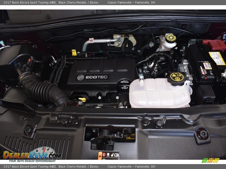 2017 Buick Encore Sport Touring AWD Black Cherry Metallic / Ebony Photo #6