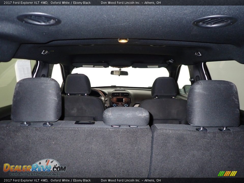 2017 Ford Explorer XLT 4WD Oxford White / Ebony Black Photo #14