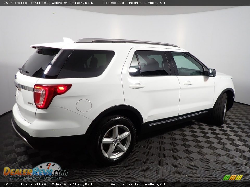 2017 Ford Explorer XLT 4WD Oxford White / Ebony Black Photo #15