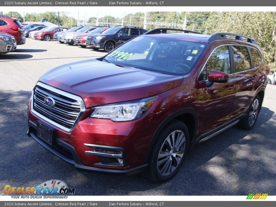 2020 Subaru Ascent Limited Crimson Red Pearl / Slate Photo #1