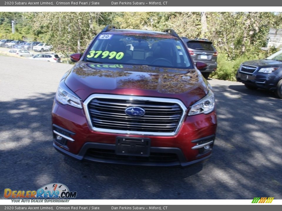 2020 Subaru Ascent Limited Crimson Red Pearl / Slate Photo #2