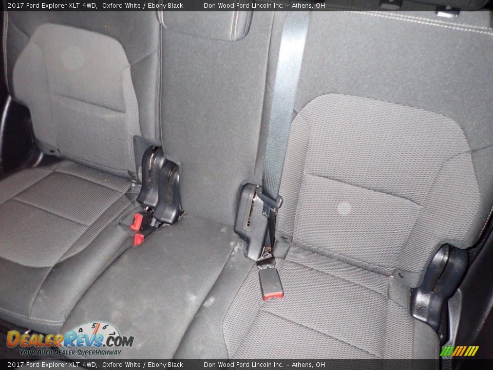 2017 Ford Explorer XLT 4WD Oxford White / Ebony Black Photo #20