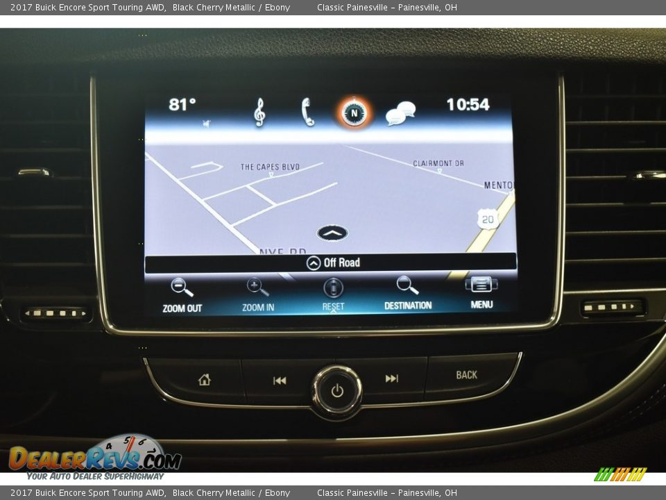2017 Buick Encore Sport Touring AWD Black Cherry Metallic / Ebony Photo #13