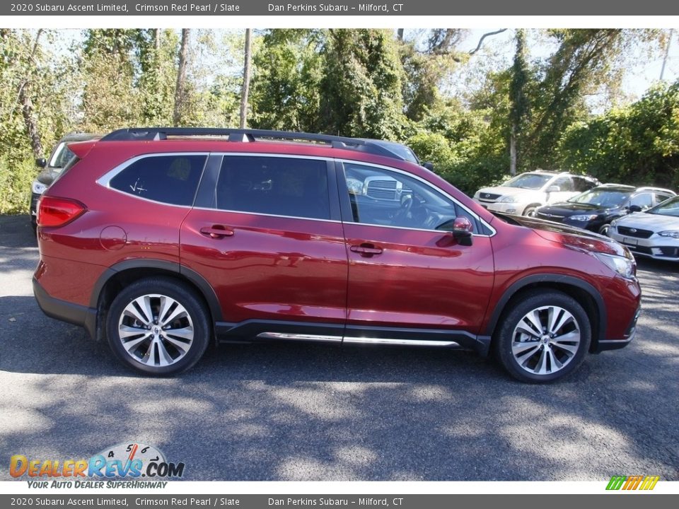 2020 Subaru Ascent Limited Crimson Red Pearl / Slate Photo #4