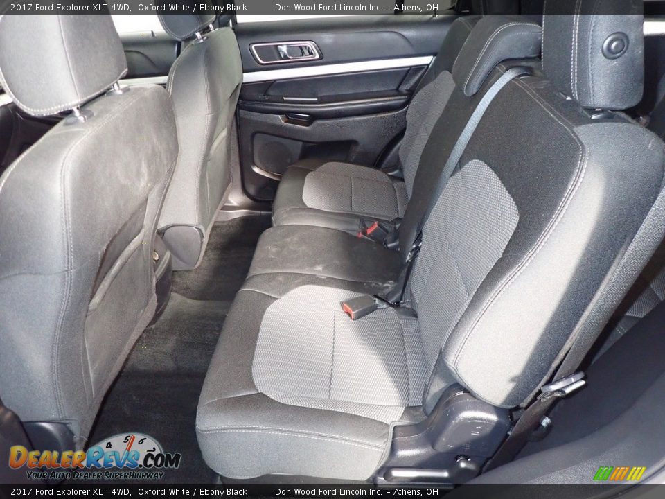 2017 Ford Explorer XLT 4WD Oxford White / Ebony Black Photo #22