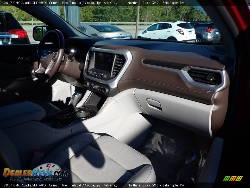 2017 GMC Acadia SLT AWD Crimson Red Tintcoat / Cocoa/Light Ash Gray Photo #6