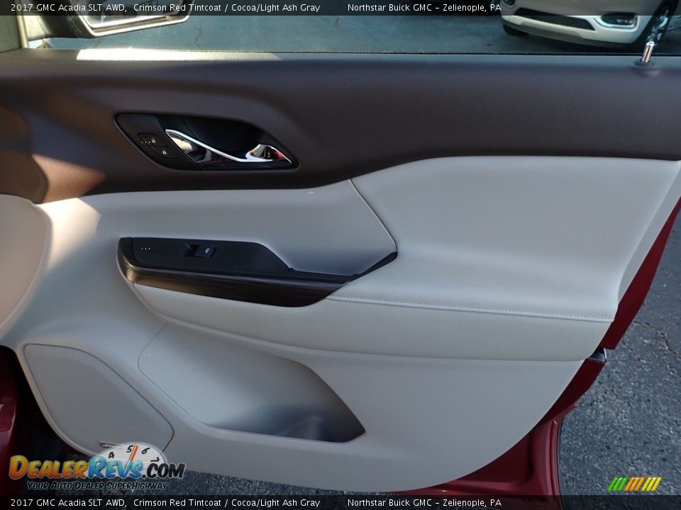 2017 GMC Acadia SLT AWD Crimson Red Tintcoat / Cocoa/Light Ash Gray Photo #7