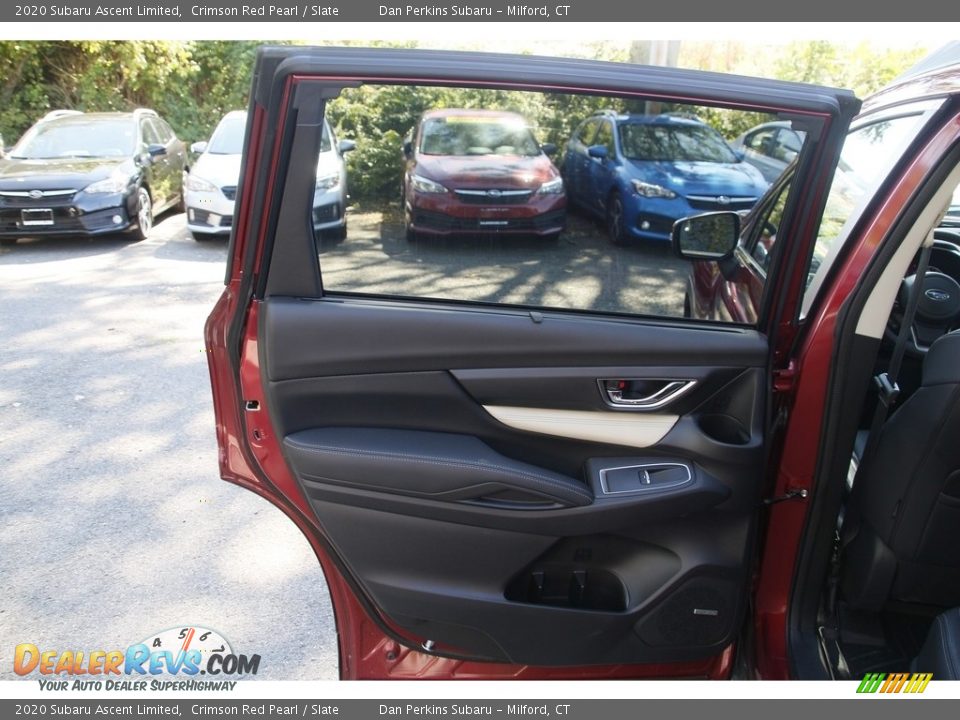 2020 Subaru Ascent Limited Crimson Red Pearl / Slate Photo #12