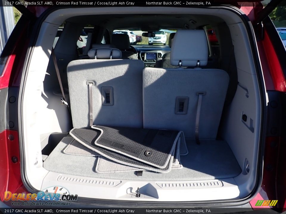 2017 GMC Acadia SLT AWD Crimson Red Tintcoat / Cocoa/Light Ash Gray Photo #11