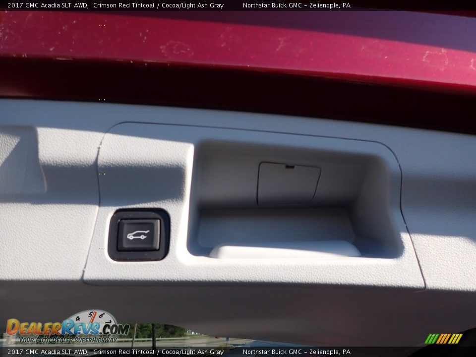 2017 GMC Acadia SLT AWD Crimson Red Tintcoat / Cocoa/Light Ash Gray Photo #12