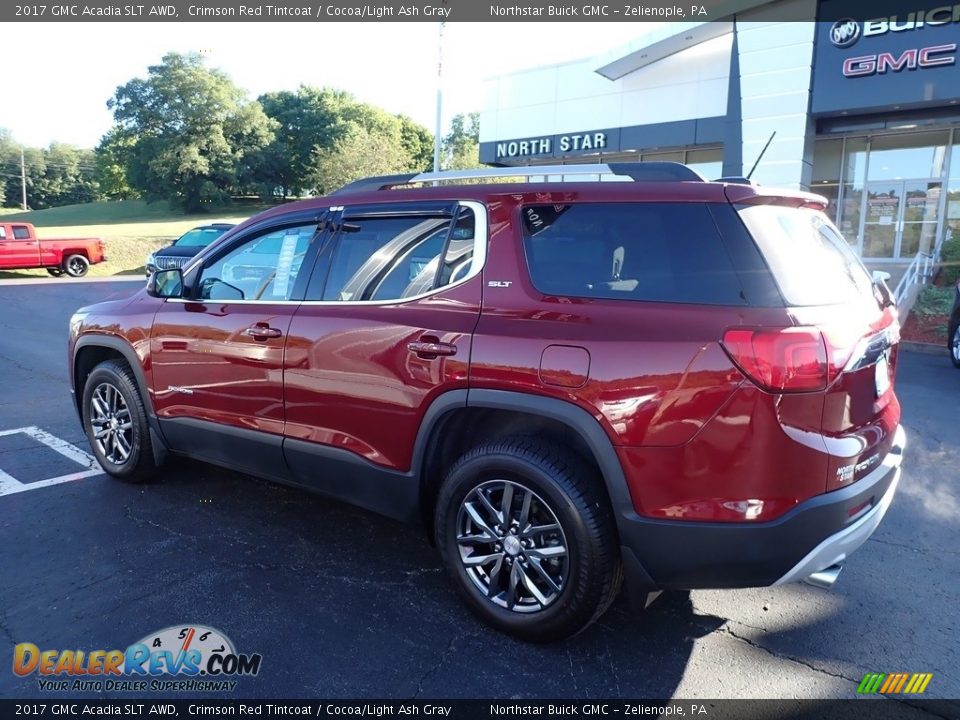 2017 GMC Acadia SLT AWD Crimson Red Tintcoat / Cocoa/Light Ash Gray Photo #13