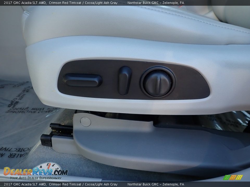 2017 GMC Acadia SLT AWD Crimson Red Tintcoat / Cocoa/Light Ash Gray Photo #17