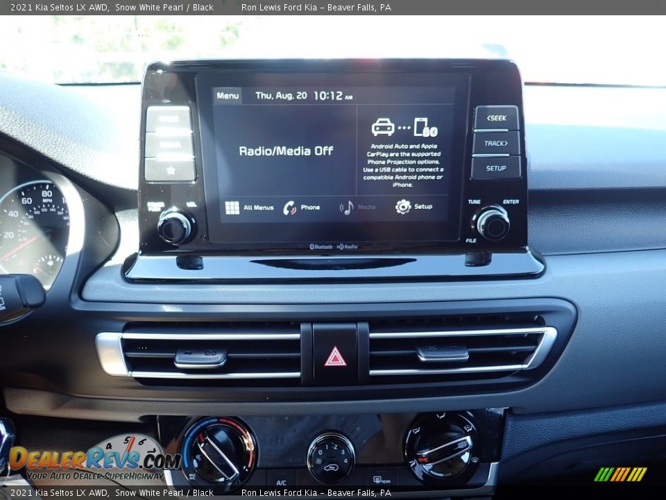 2021 Kia Seltos LX AWD Snow White Pearl / Black Photo #16