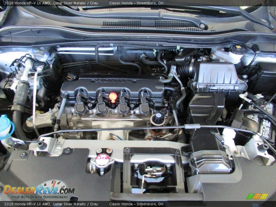 2018 Honda HR-V LX AWD Lunar Silver Metallic / Gray Photo #13