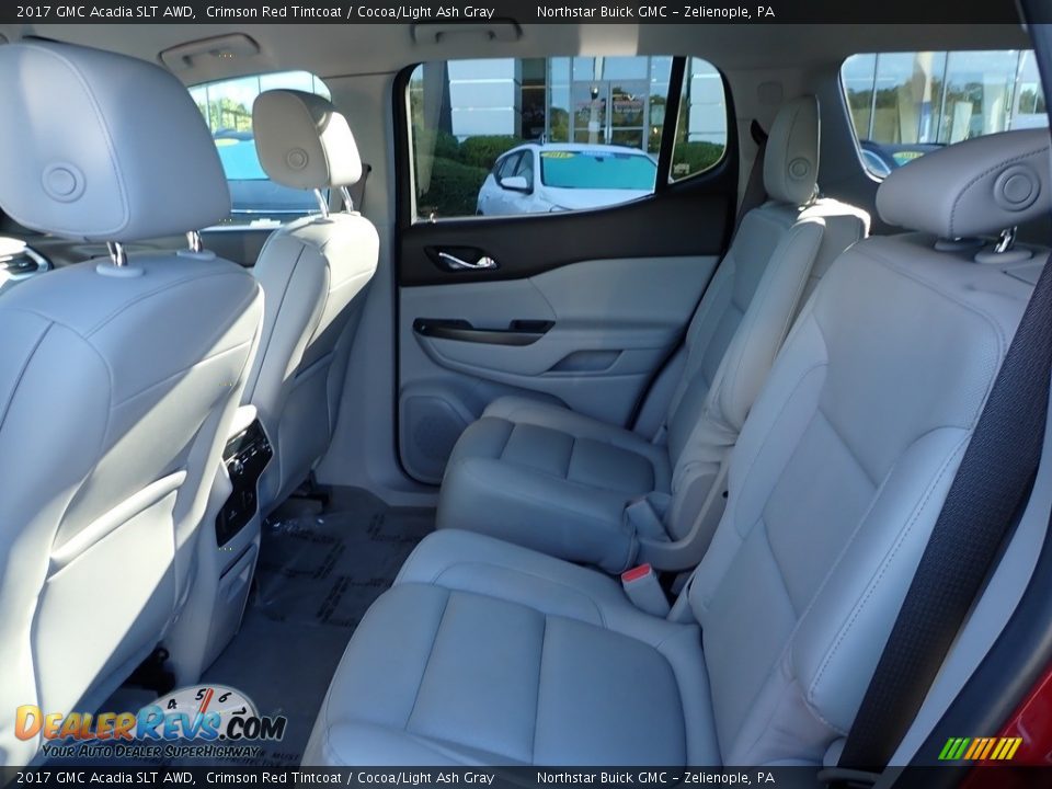 2017 GMC Acadia SLT AWD Crimson Red Tintcoat / Cocoa/Light Ash Gray Photo #19
