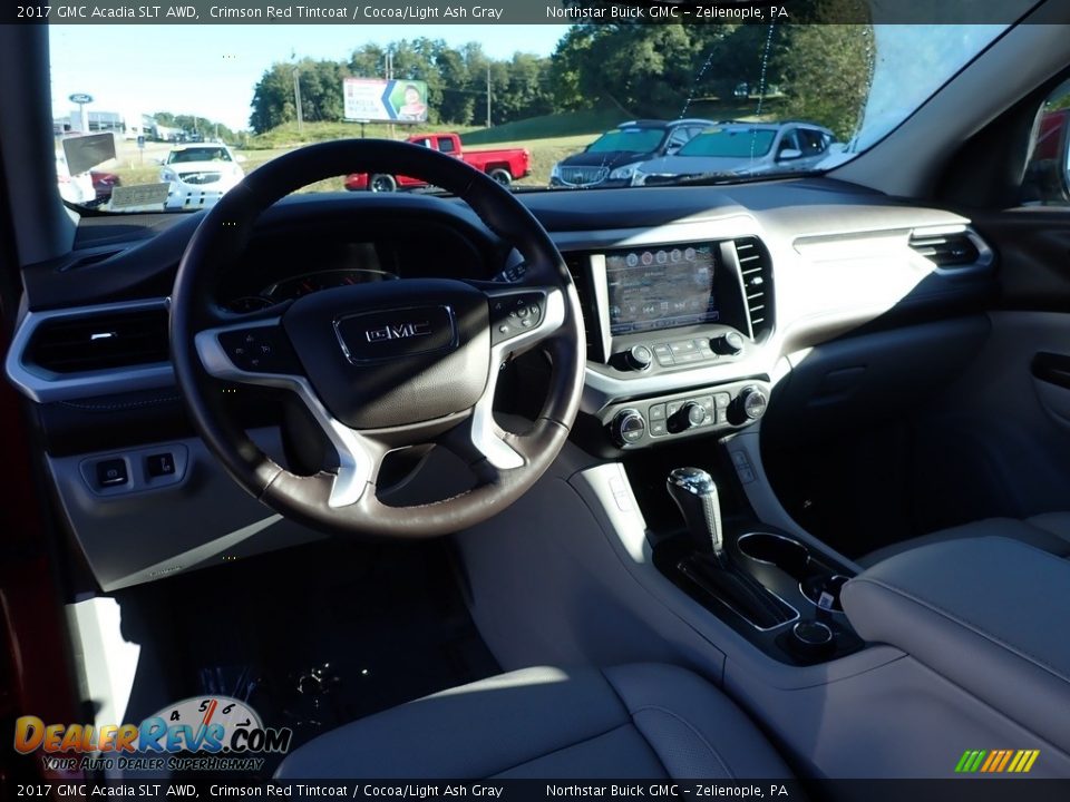 2017 GMC Acadia SLT AWD Crimson Red Tintcoat / Cocoa/Light Ash Gray Photo #21