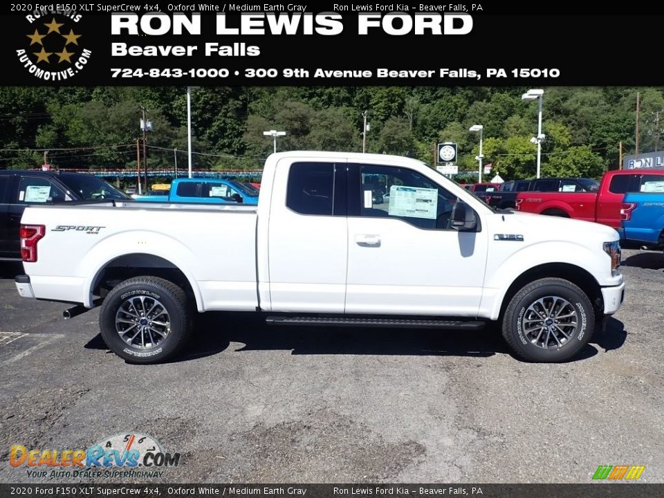 2020 Ford F150 XLT SuperCrew 4x4 Oxford White / Medium Earth Gray Photo #1