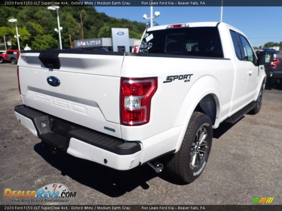 2020 Ford F150 XLT SuperCrew 4x4 Oxford White / Medium Earth Gray Photo #2