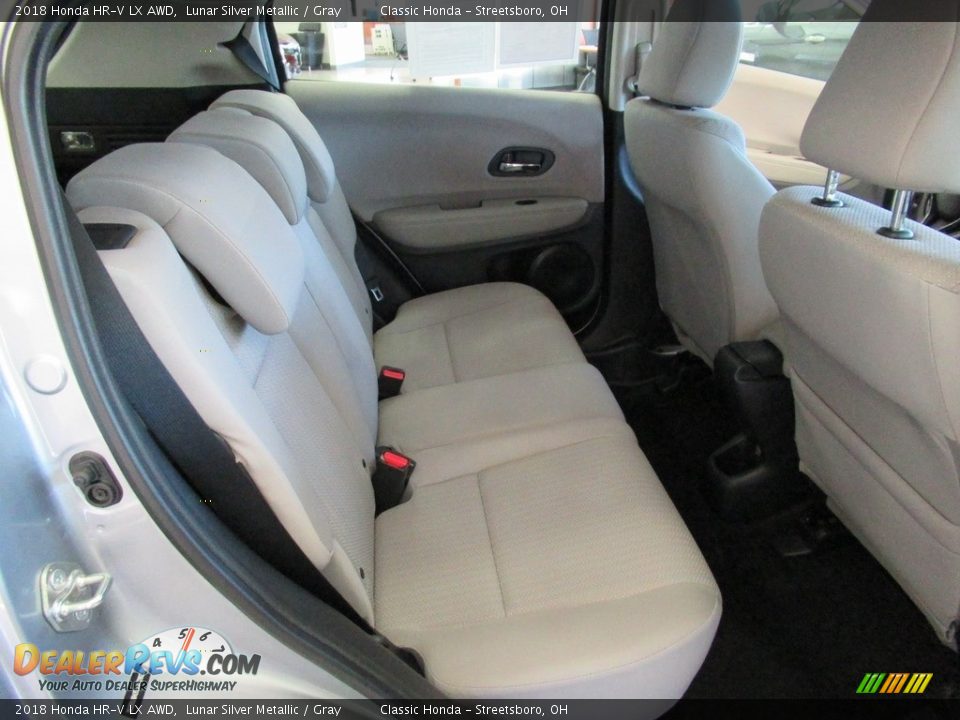 2018 Honda HR-V LX AWD Lunar Silver Metallic / Gray Photo #19