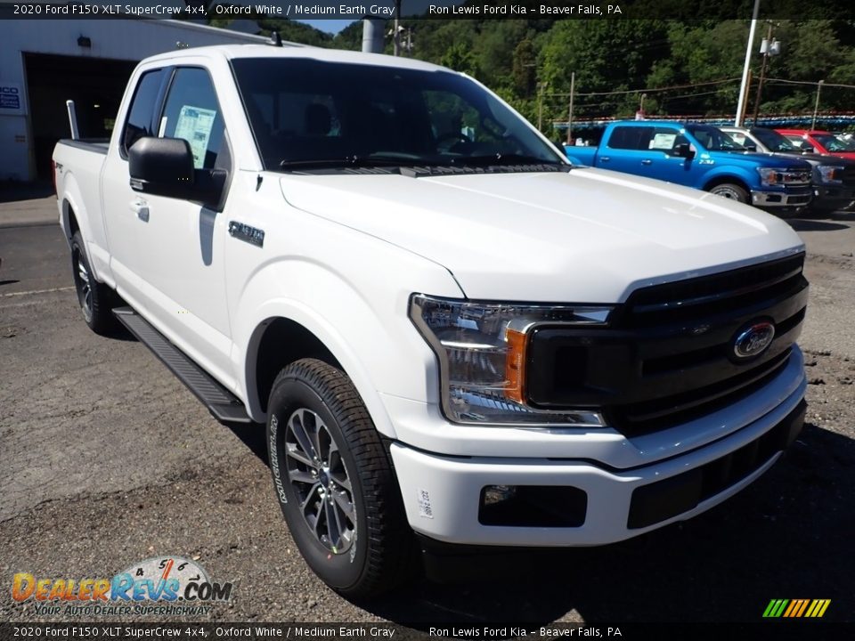 2020 Ford F150 XLT SuperCrew 4x4 Oxford White / Medium Earth Gray Photo #3