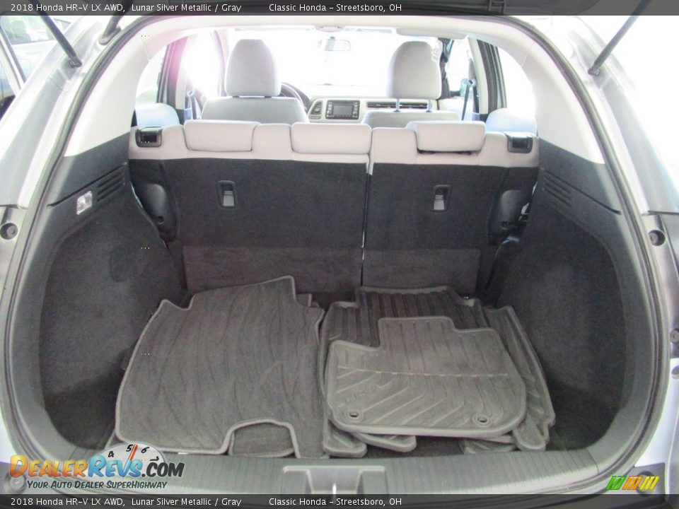 2018 Honda HR-V LX AWD Lunar Silver Metallic / Gray Photo #20
