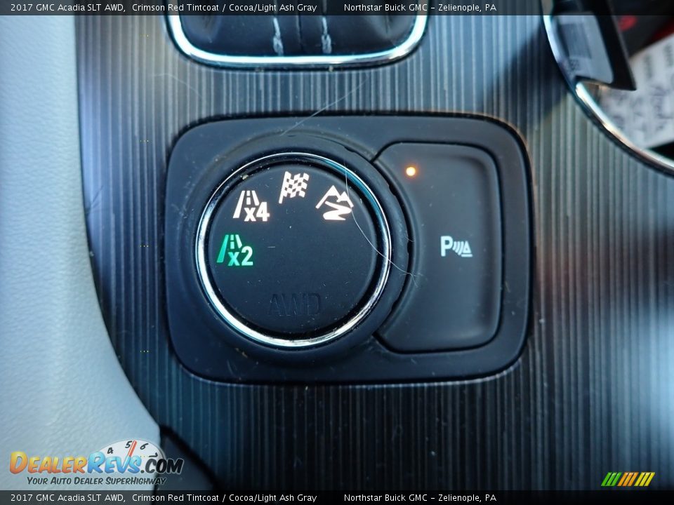 2017 GMC Acadia SLT AWD Crimson Red Tintcoat / Cocoa/Light Ash Gray Photo #25