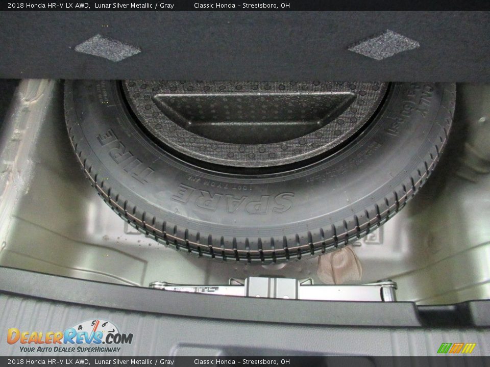 2018 Honda HR-V LX AWD Lunar Silver Metallic / Gray Photo #21