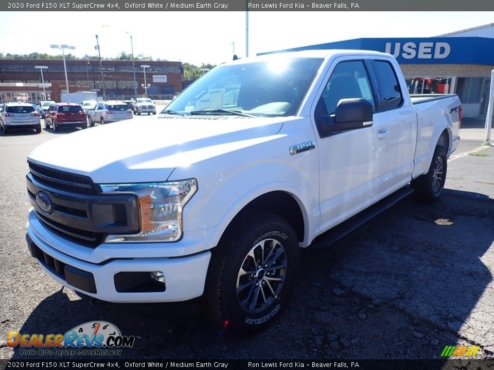 2020 Ford F150 XLT SuperCrew 4x4 Oxford White / Medium Earth Gray Photo #5