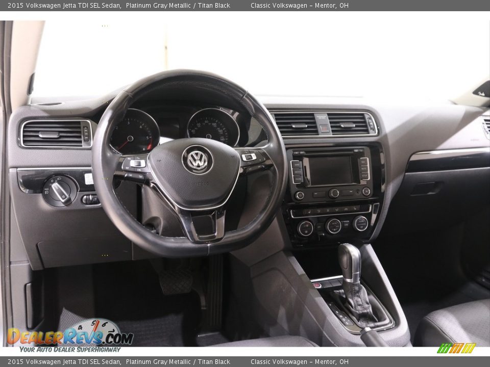 Dashboard of 2015 Volkswagen Jetta TDI SEL Sedan Photo #6