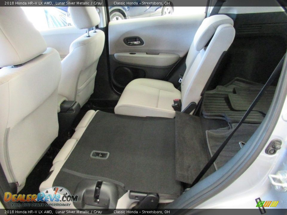 2018 Honda HR-V LX AWD Lunar Silver Metallic / Gray Photo #25