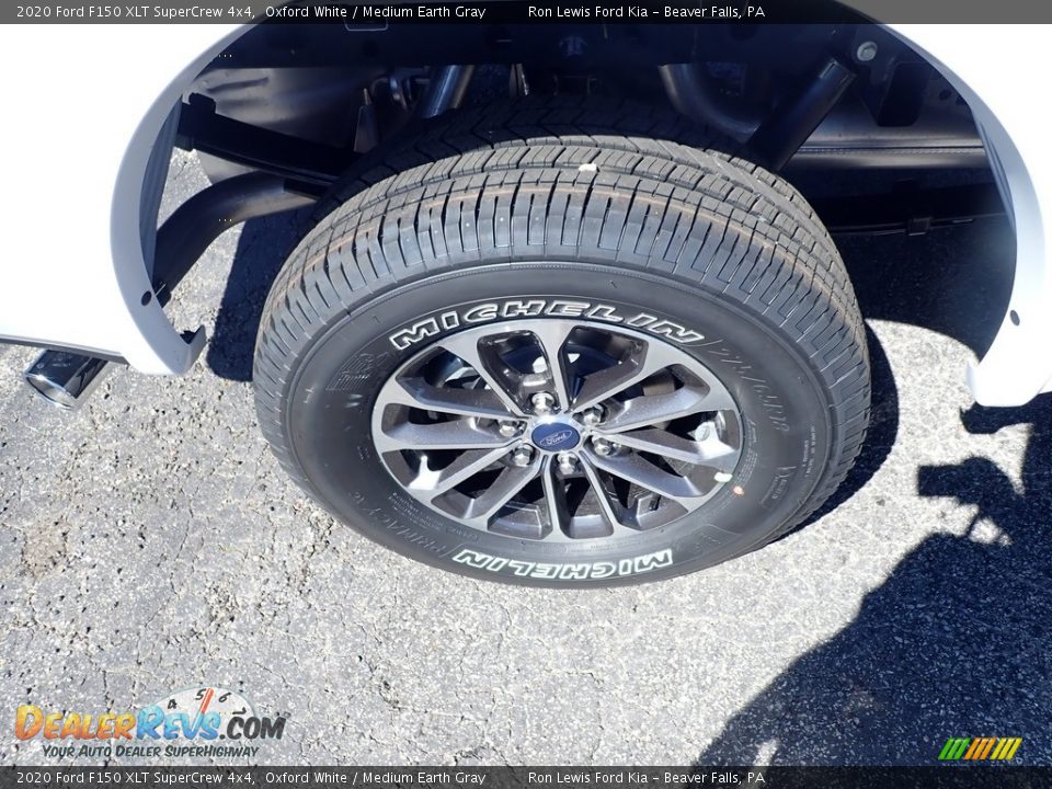 2020 Ford F150 XLT SuperCrew 4x4 Oxford White / Medium Earth Gray Photo #9