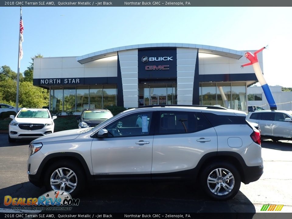 2018 GMC Terrain SLE AWD Quicksilver Metallic / ­Jet Black Photo #1