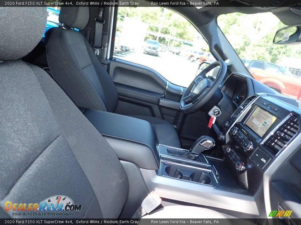2020 Ford F150 XLT SuperCrew 4x4 Oxford White / Medium Earth Gray Photo #10
