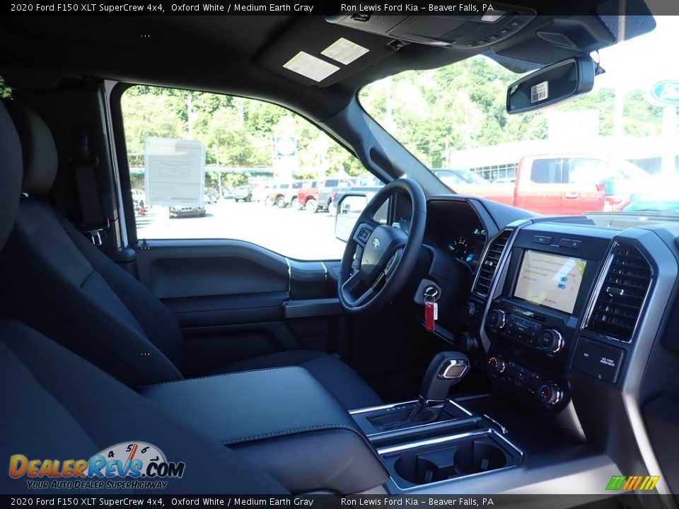 2020 Ford F150 XLT SuperCrew 4x4 Oxford White / Medium Earth Gray Photo #11