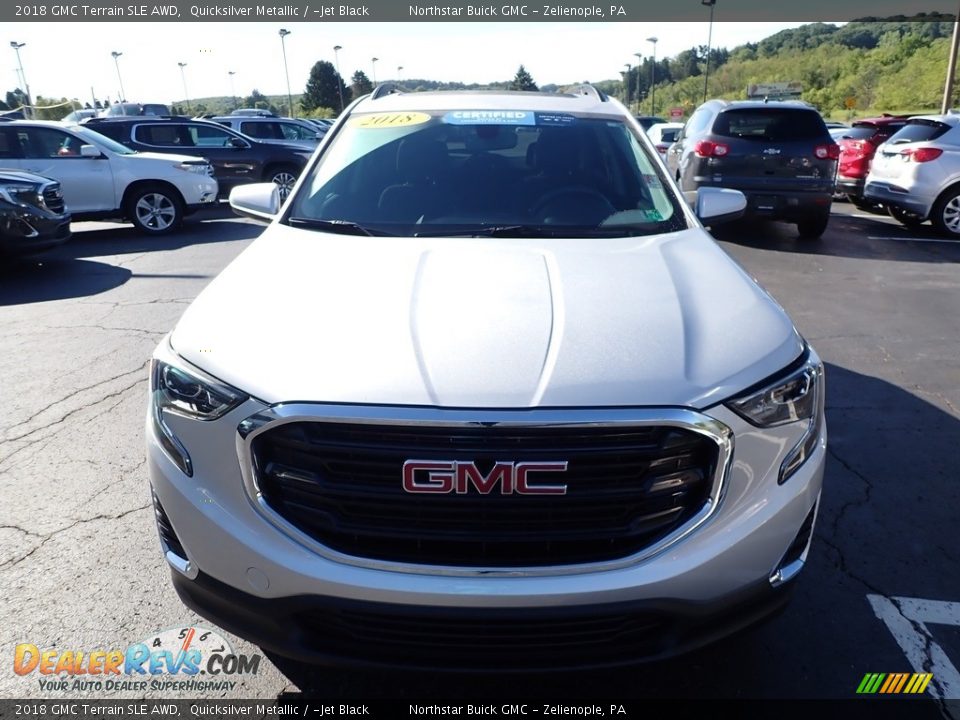 2018 GMC Terrain SLE AWD Quicksilver Metallic / ­Jet Black Photo #3