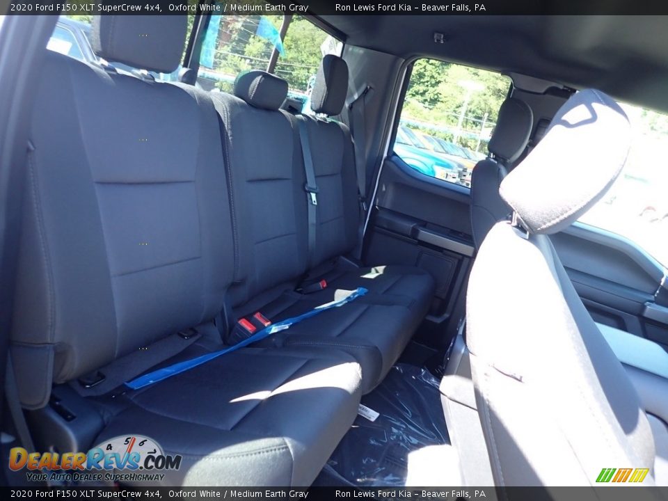 2020 Ford F150 XLT SuperCrew 4x4 Oxford White / Medium Earth Gray Photo #12