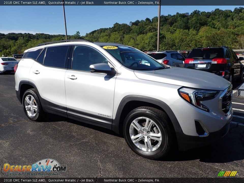 2018 GMC Terrain SLE AWD Quicksilver Metallic / ­Jet Black Photo #4
