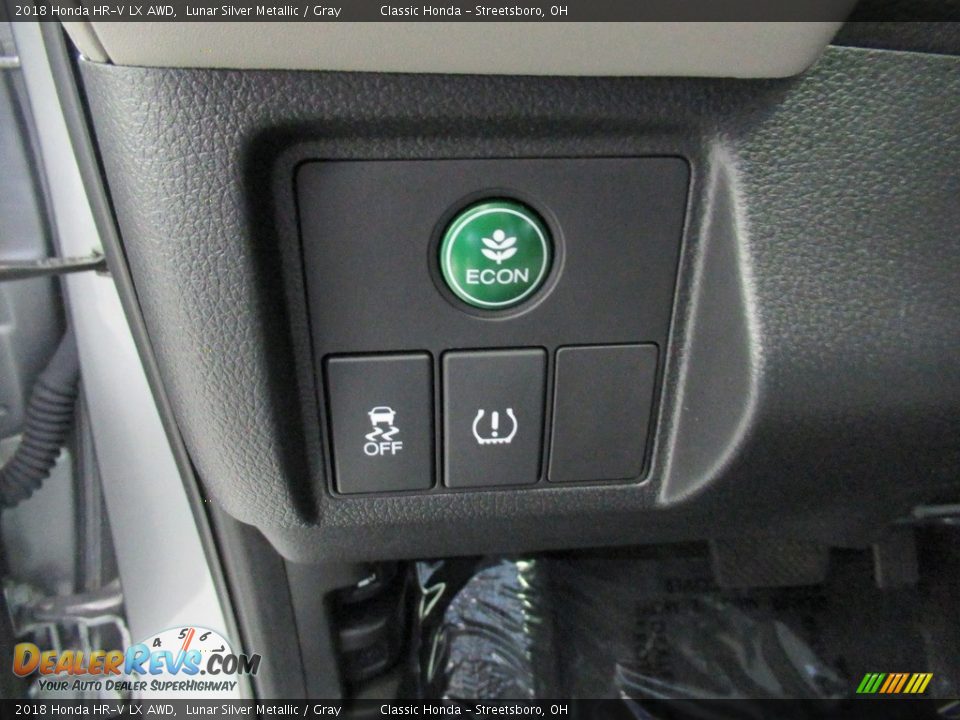 2018 Honda HR-V LX AWD Lunar Silver Metallic / Gray Photo #30