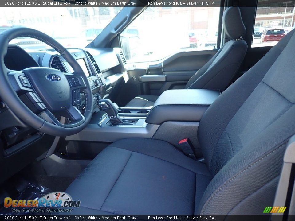 2020 Ford F150 XLT SuperCrew 4x4 Oxford White / Medium Earth Gray Photo #13