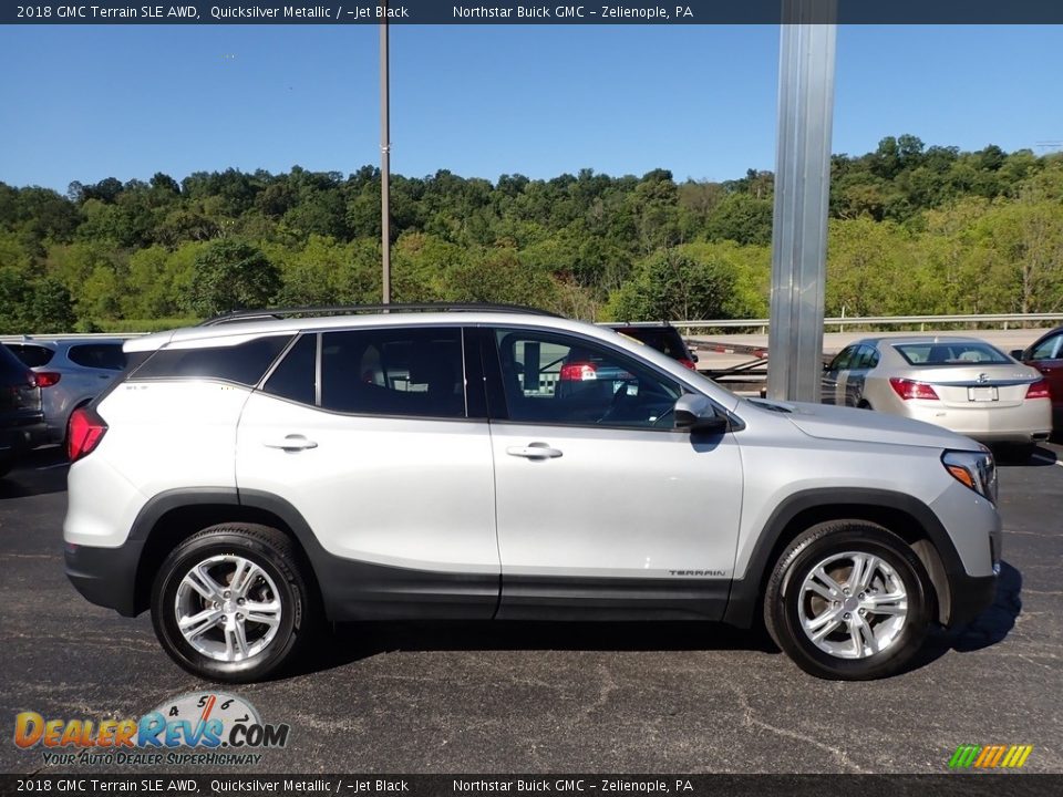 2018 GMC Terrain SLE AWD Quicksilver Metallic / ­Jet Black Photo #5