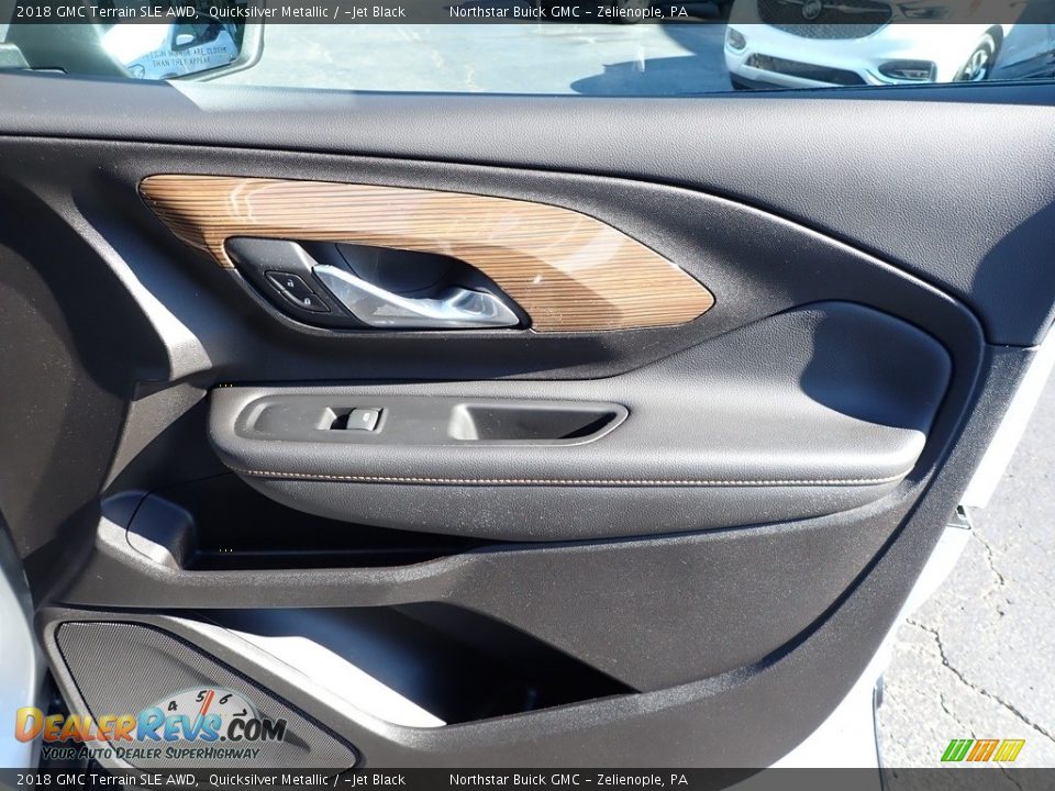 2018 GMC Terrain SLE AWD Quicksilver Metallic / ­Jet Black Photo #6